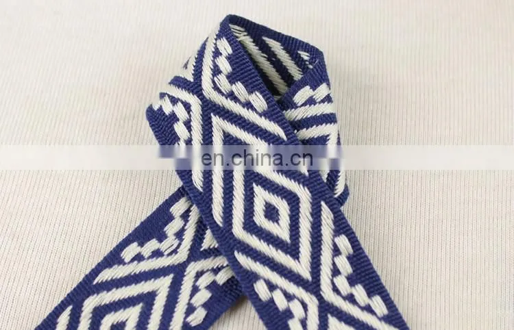 Fashionable jacquard ethnic ribbon trim for garment
