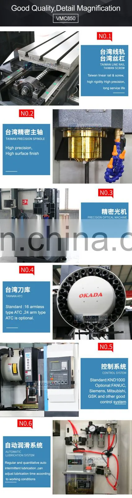 High Speed Power CNC Milling Machine XH715 Large Vertical Chinese CNC Machining Center