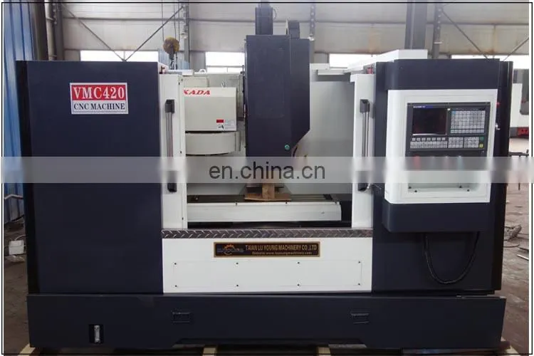 vmc420 small 3 axis vertical cnc machine center with GSK controller system