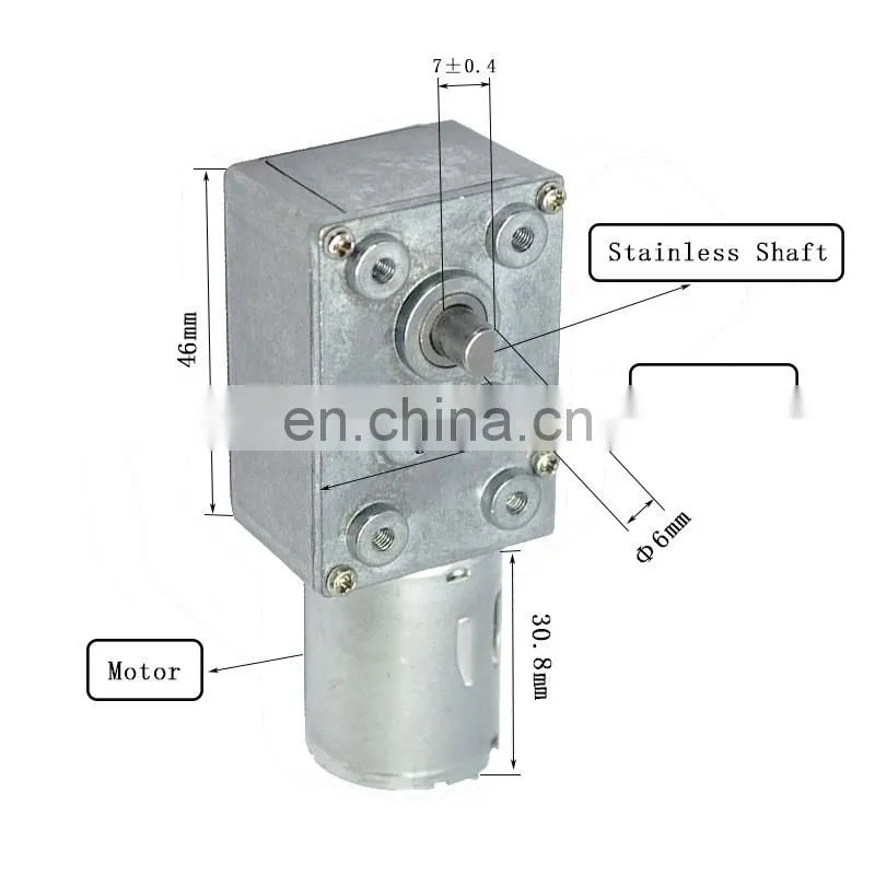 12v dc gear motor 50kgcm for TV lift