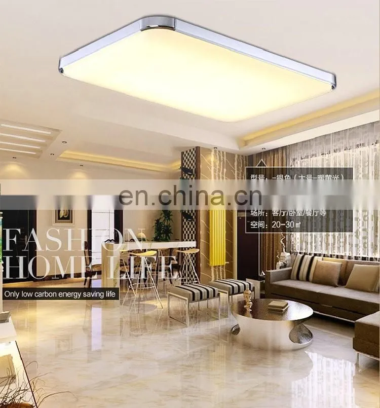 LED modern ultra-thin led ceiling lamps Nonpolar dimmable rectangular bedroom light