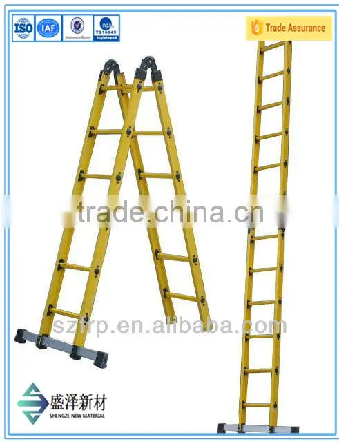 2016 New Design single straight frp grp fiberglass attic ladder