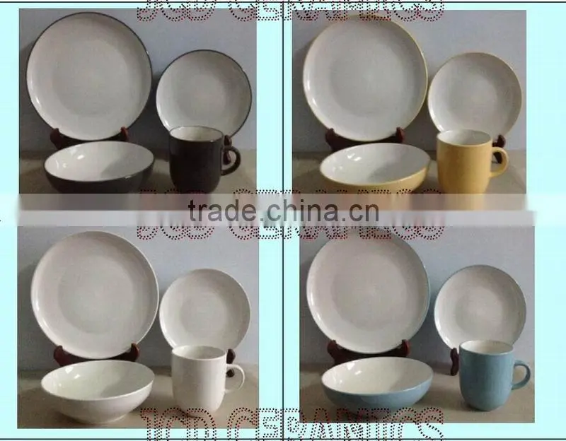 2016 STOCKED C GRADE STONEWARE DINNER SET VERY LOW PRICE