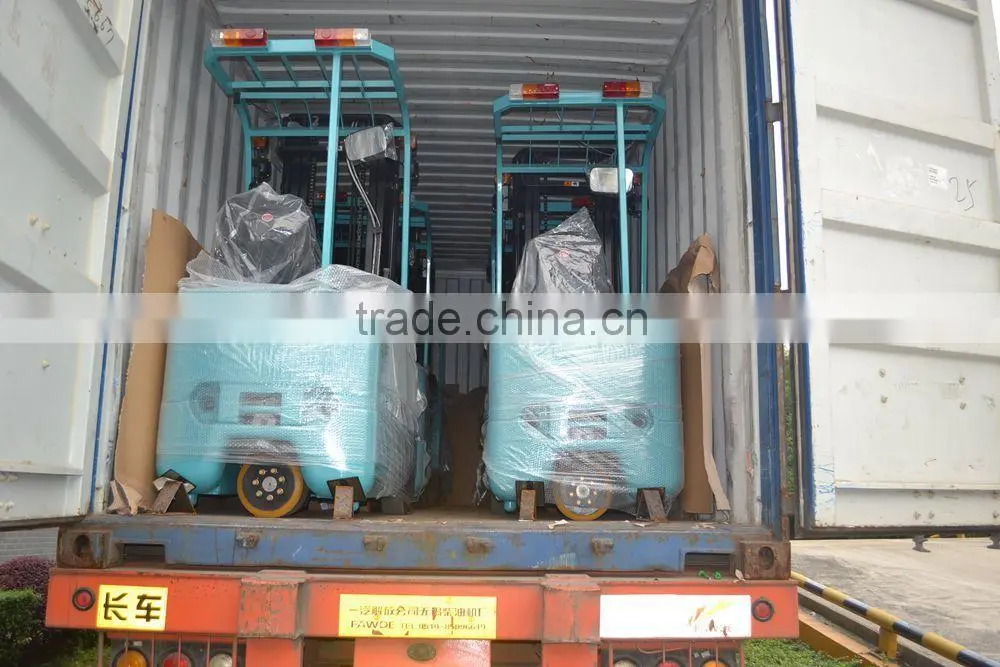 3-ponit Battery forklift 1.5 ton DC electric forklift Truck