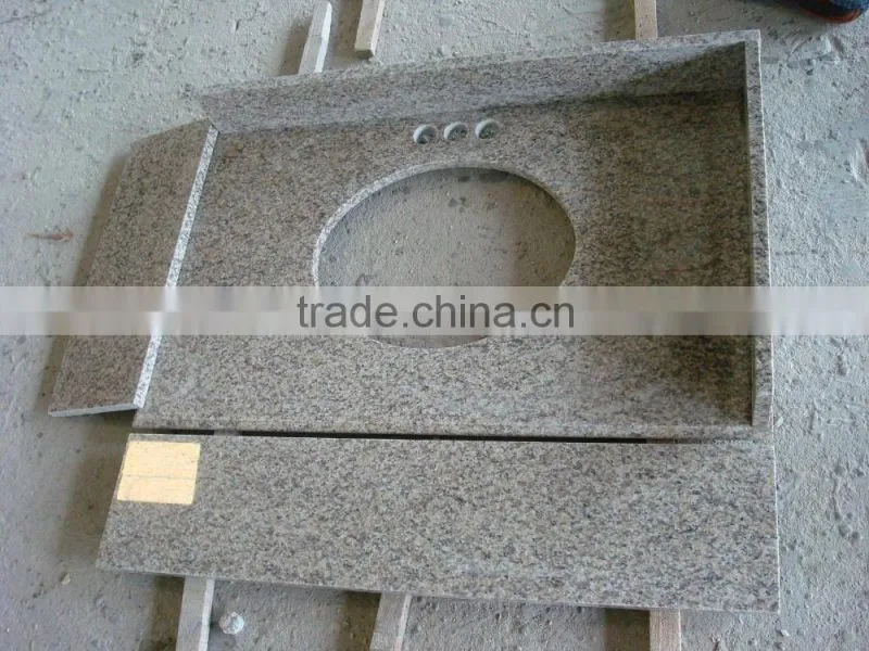 Cheap Chinese Grey Granite Vanity Tops for Hotel Project