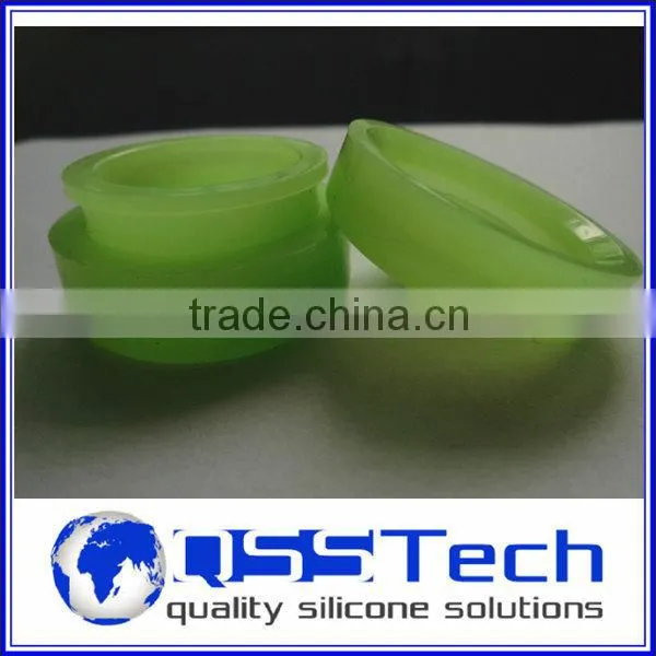 High quality 7ml customized small barrel tip jar/ oil dab wax container/ silicone wax and oil container