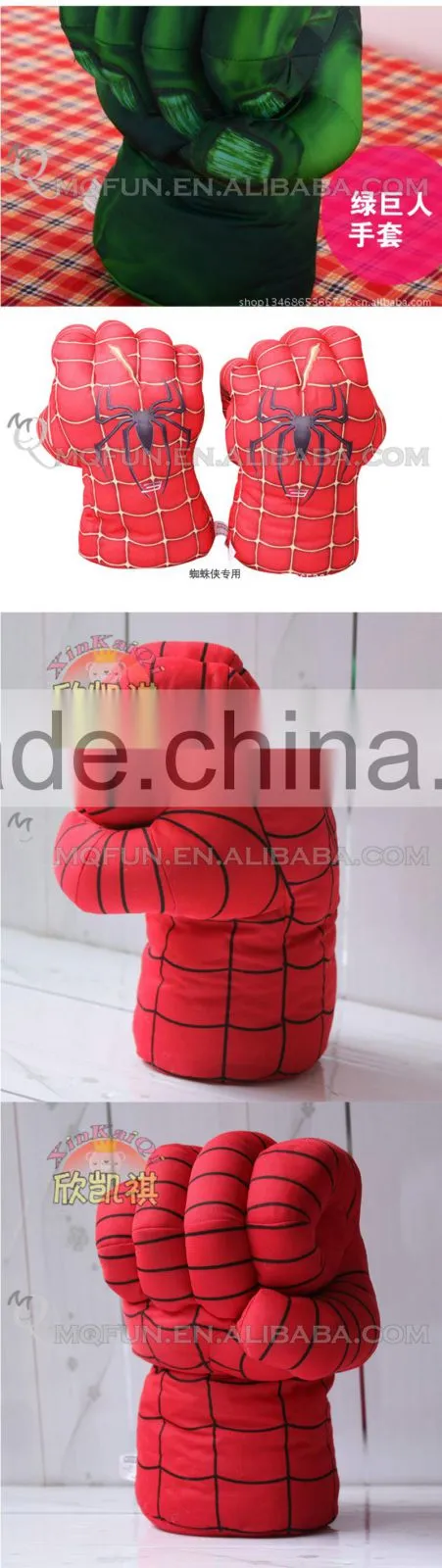 Mini Qute 2 styles 25 cm marvel action figures The avenger super hero and spiderman cosplay glove cosplay toys NO.MQ 052
