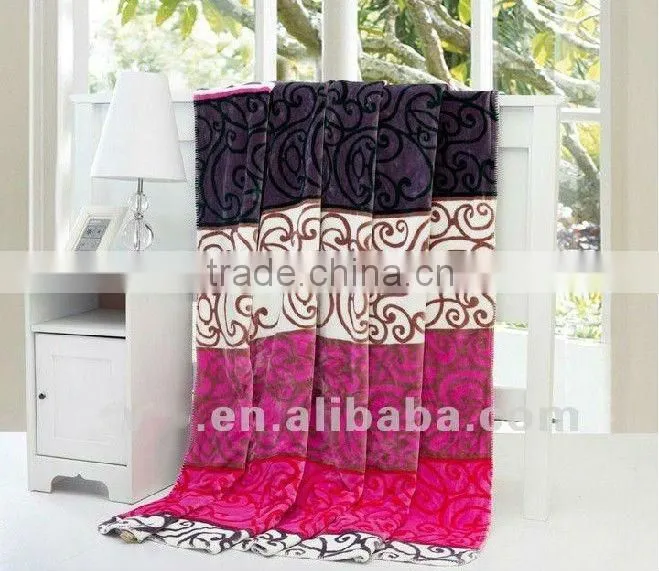 printed super soft high quality flannel blanket