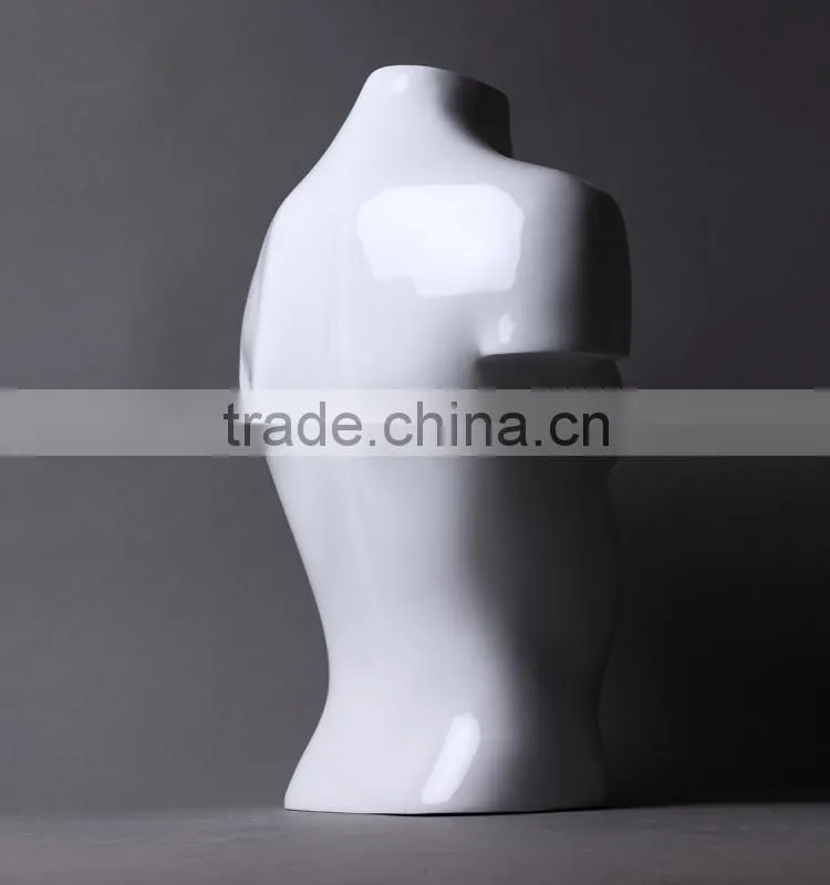 high quality half body fiberglass male mannequin