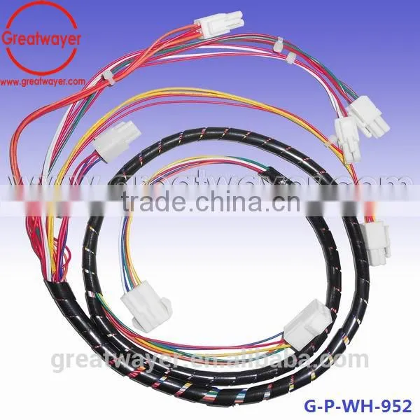 china oem electronic JST ELP 4pin houisng assembly with wrap