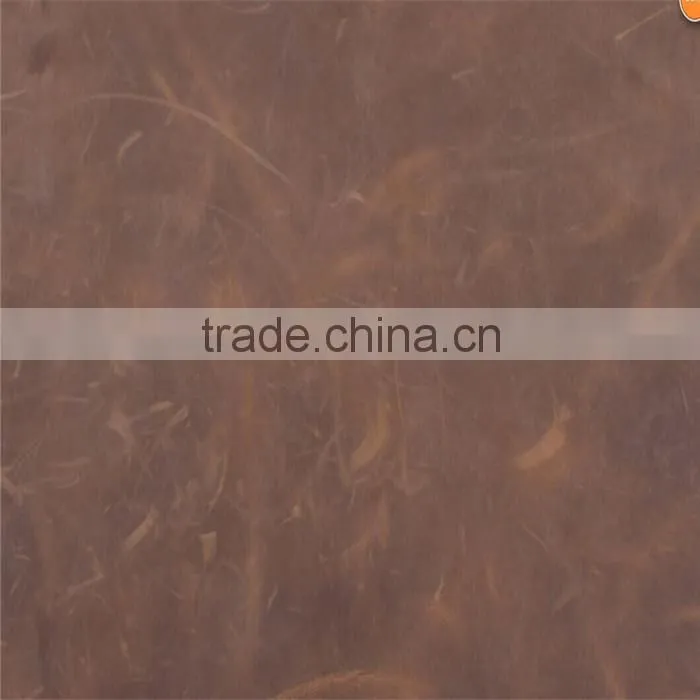 Genuine cow finished leather for shoes upper,bag ,cap