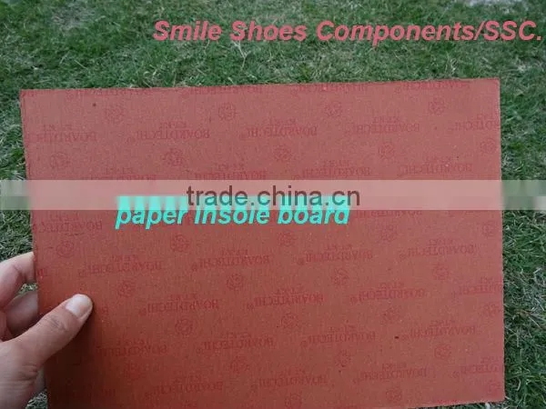 pink wood paper insole board for shoes insole