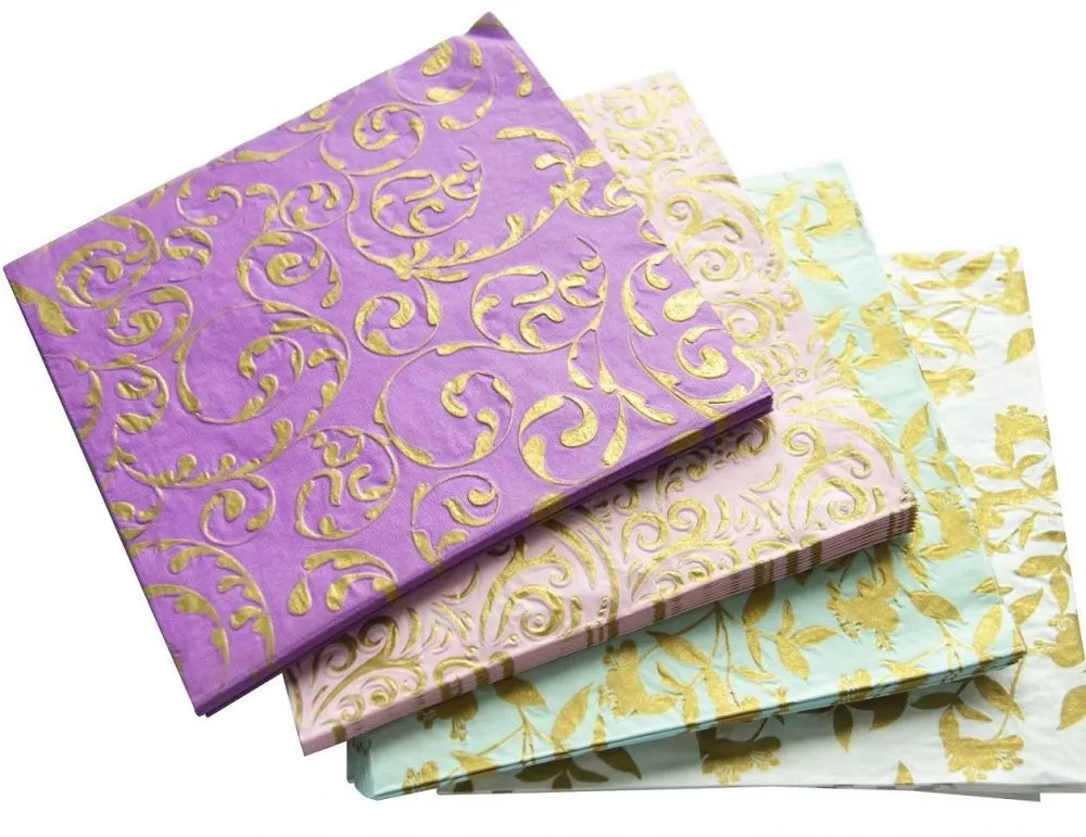 embossed paper napkins Ningbo Partyking (2)