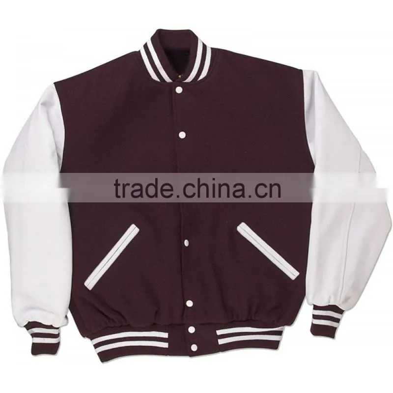 Hot Mens Boys College Varsity Letterman Baseball Jacket