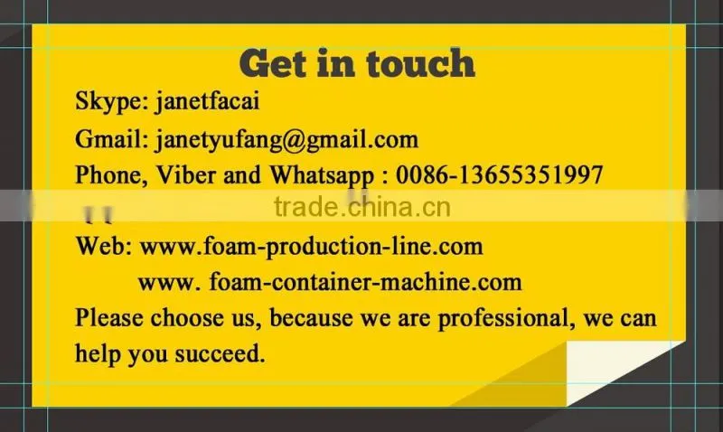 PS food container production line