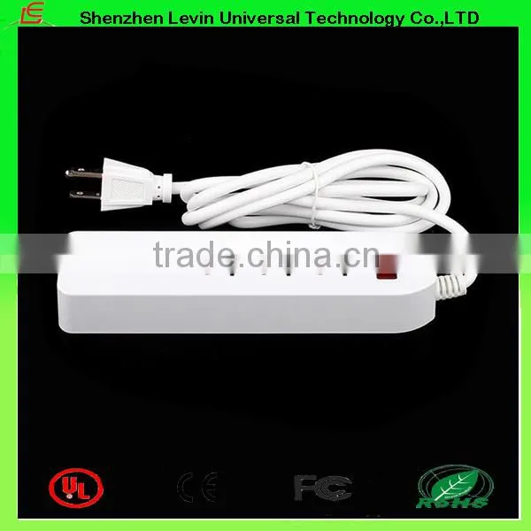 CE Cheap Extension Power Plug 6 Gang Multi USA Extension Socket USB