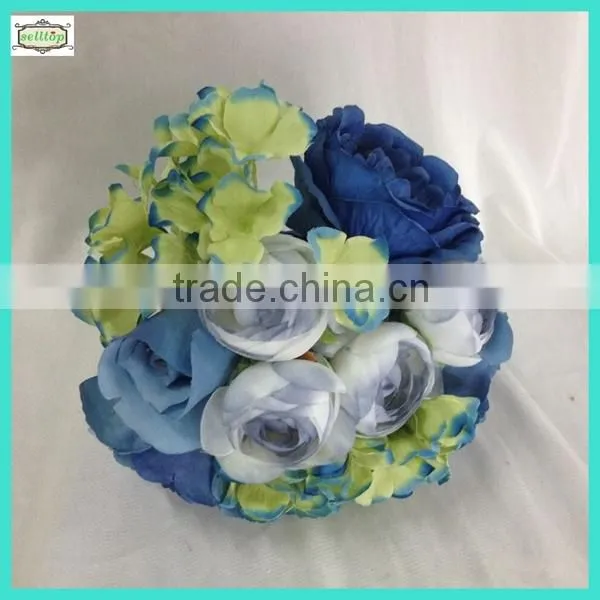20cm 15heads mini fabric artificial bouquet
