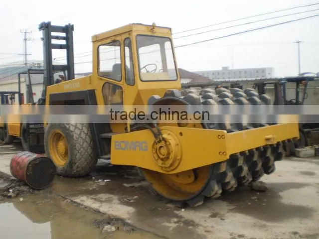 used Bomag BW217D sheepsfoot vibratory hydraulic compactor/ used soil road roller