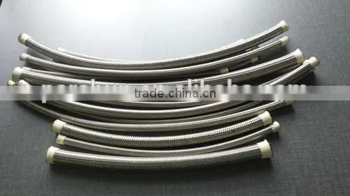 304 Stainless Steel Braided Smooth Surface PTFE Hoses