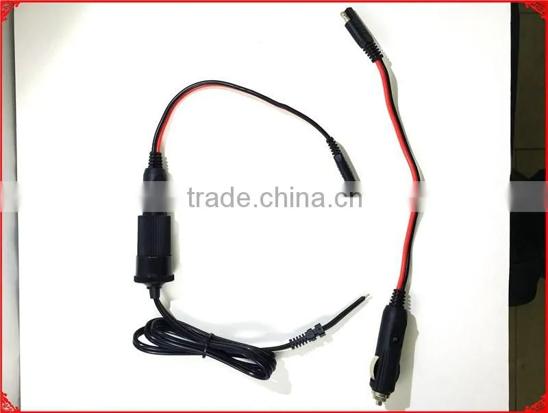 NEW Male to Female Gender Cigarette plug with 18AWG 2C Cable OF Cable Assembly