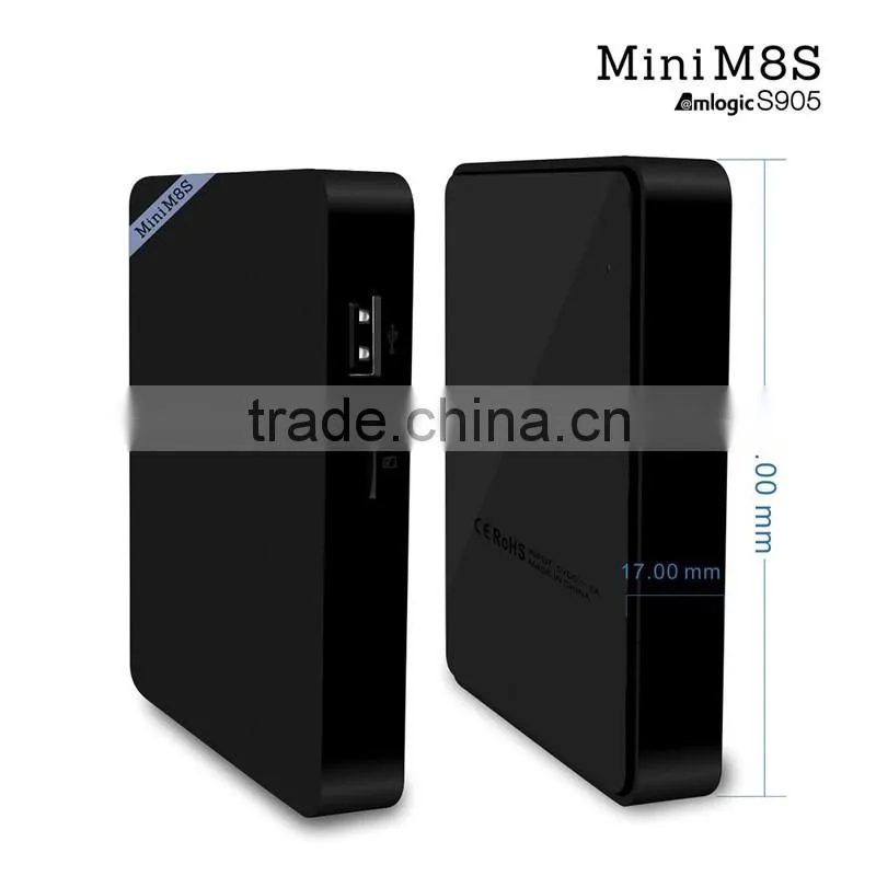 Mini m8s Amlogic s905 Android 5.1WiFi internet new smart tv box