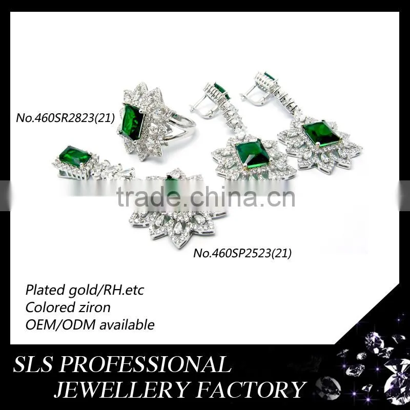 925 silver jewellery ladies earring/rings/pendants artificial kundan bridal jewellery sets