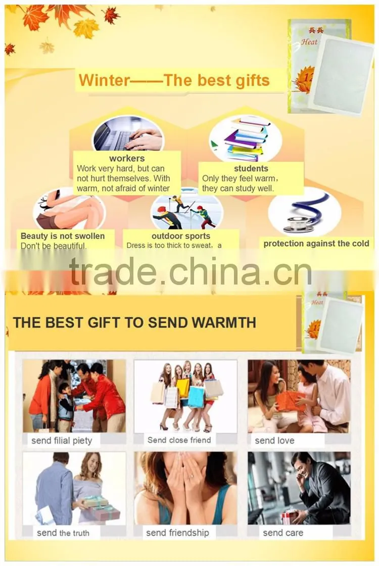 Private Label Body Warmer Heat Therapy Patch