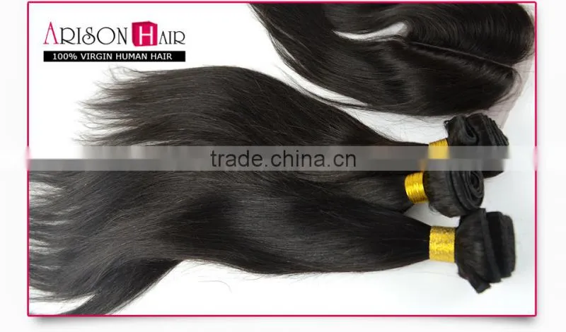 2015 Qingdao clip in remy hair extension
