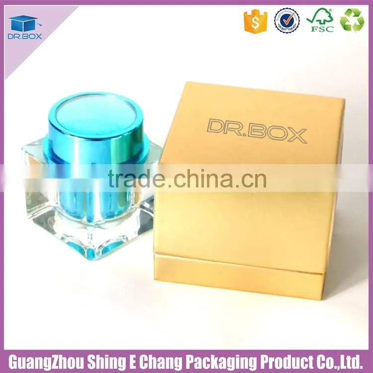 China Wholesale environment-friendly cosmetic packaging paper printing boxes