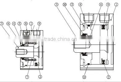 Pneumatic air cylinder ULTRA-THIN CYLINDER CQ2B series