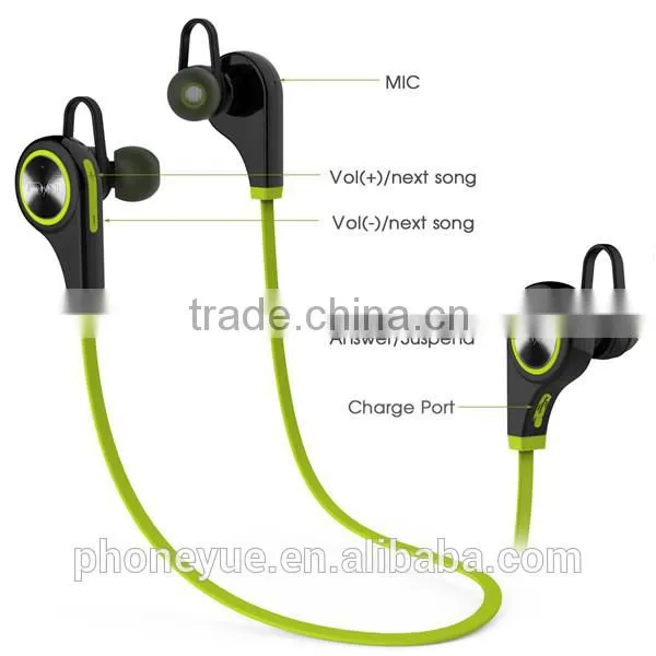 2016 top selling lightweight sport wireless bluetooth earphone headphone for tv