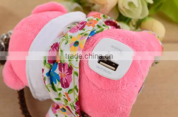 2016 Best Gift Power Bank for Teddy Bear Cartoon Power Bank XHB-BR