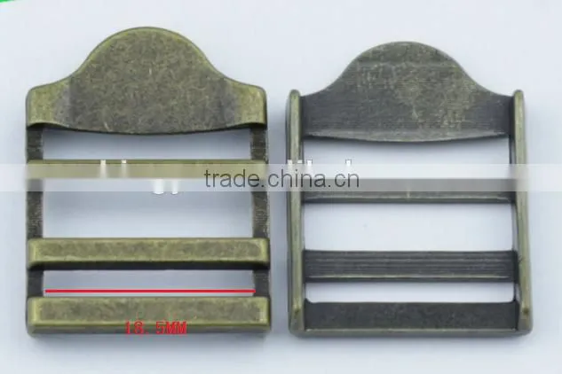 2 Pillar Sedex Audited Factory Zinc alloy metal adjustable buckles for school bag