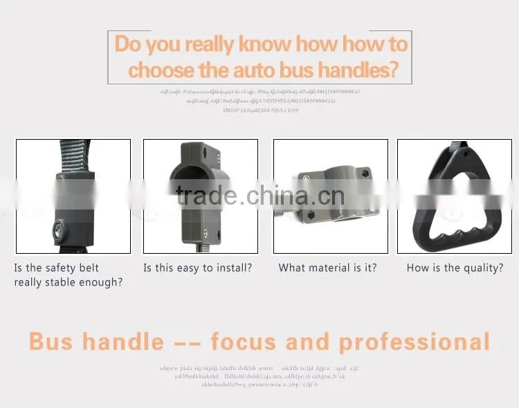 Grey bus handle straps with a competitive price