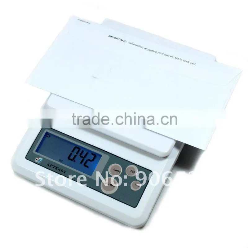 APTK461 5kgx1g color white LCD Digital Electronic Compact Kitchen Scale
