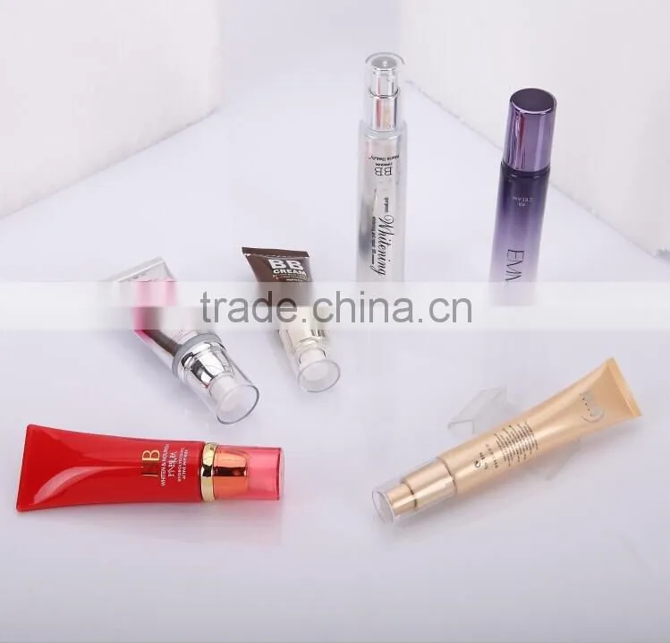 60ml cosmetic tube packaging with beautiful airless pump