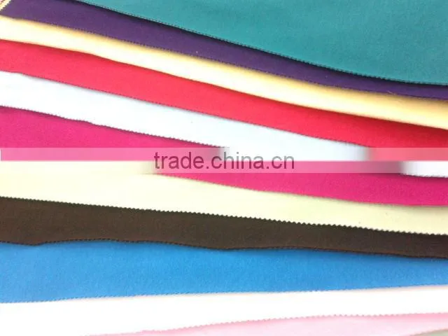 100% polyester solid dyed spandex velvet fabric