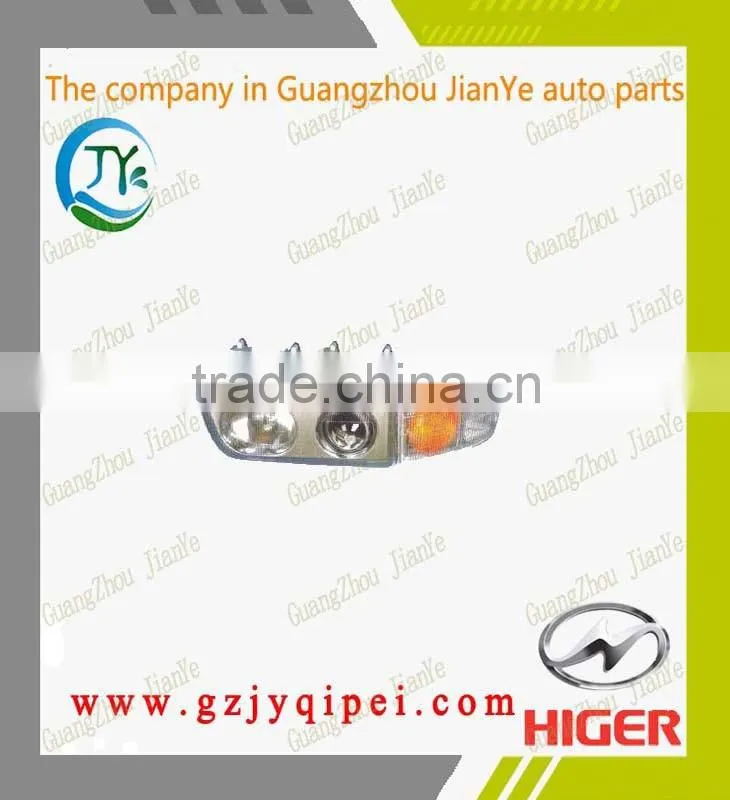 Top quality 6790,6791 higer bus parts combination headlights head amp and lighting system