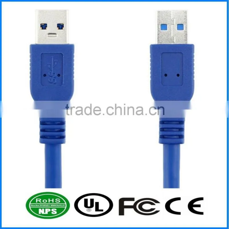 USB3.0 AM To AM Cable Highspeed Connecting Datawire Copper Core For PC Computer Cable