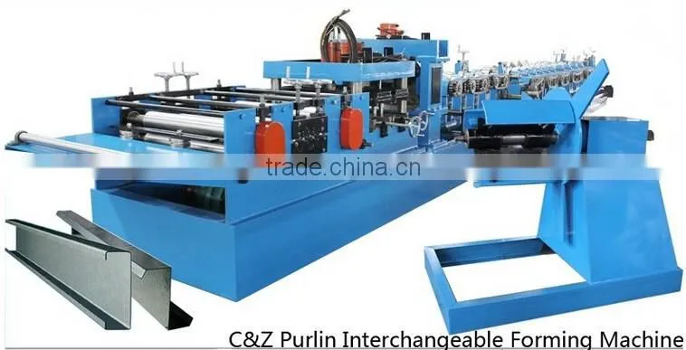 CZ interchangable purlin roll forming machine