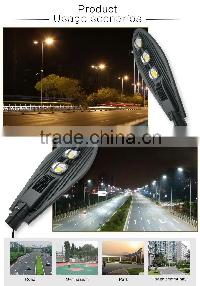 150W high power outdoor led lights Aluminium material COB led parking lot lighting retrofit