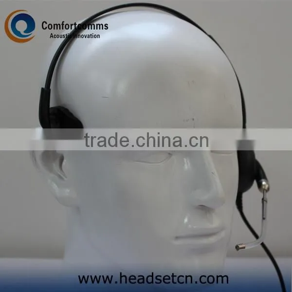 Professional noise cancelling call center micro usb headset headphone HSM-600TPQDUSBC