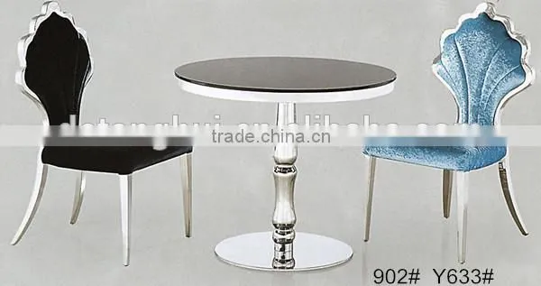 Dining room furniture elegant PVC table chair (CT-806# CY-610#)