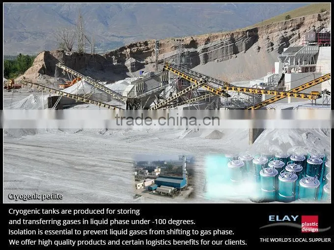 Cryogenic perlite
