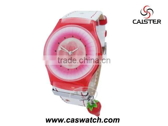 Multi stylish plastic adolescent girl watch & kids sport quartz analog watch