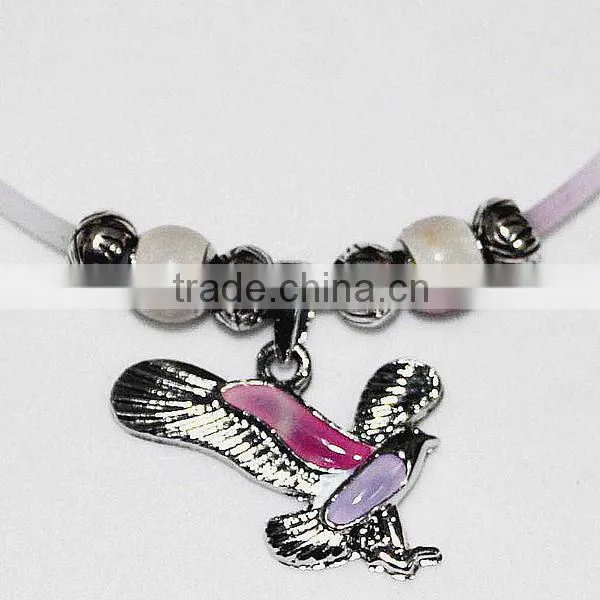 Moon Shaped Popular UV Active Silicone Necklace