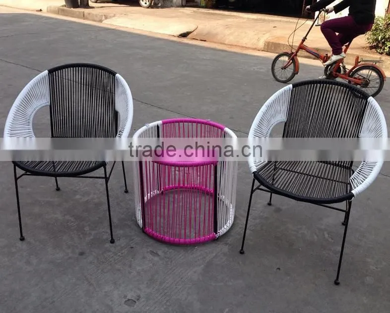 Party Light Oval Sun Colourful Wicker kids rattan chair