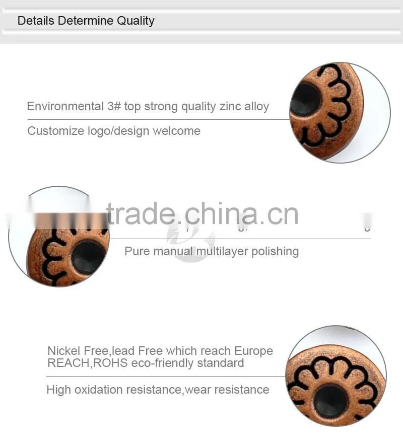 Free Samples Die-Casting Cheaper Metal Sewing Button