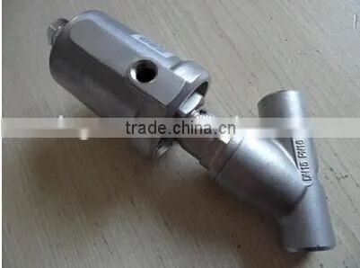 China lowest price two way pa angle seat valve