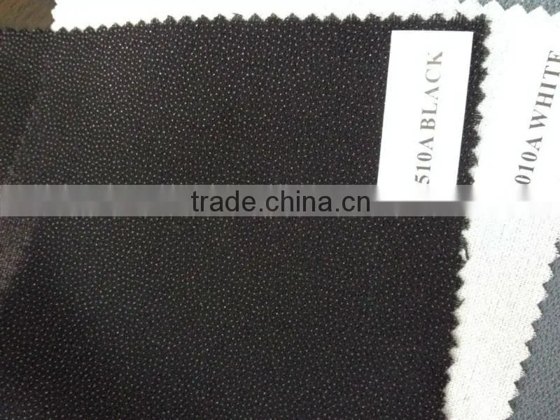 2015 hot item non-woven double dot fusible interlining for garment